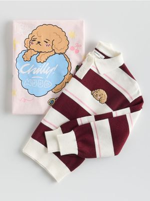 Sweter dziewczęcy w paski Reserved ze sklepu: Reserved w kategorii: Swetry dziewczęce - zdjęcie 74CCA4C-3C1-6972_845CF