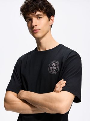 Reserved - T-shirt męski w nadruki casual ze sklepu: Reserved w kategorii: T-shirty męskie - zdjęcie 74CCA4C-3C1-6972_849JM