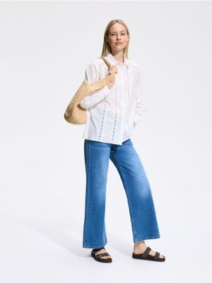 Jeansy damskie na lato Reserved ze sklepu: Reserved w kategorii: Jeansy damskie - zdjęcie 74CCA4C-3C1-6972_860IU