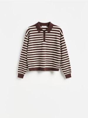 Sweter damski casual Reserved ze sklepu: Reserved w kategorii: Swetry damskie - zdjęcie 74CCA4C-3C1-6972_906KL