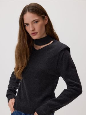 Sweter damski na jesień Reserved ze sklepu: Reserved w kategorii: Swetry damskie - zdjęcie 74CCA4C-3C1-6972_908IP