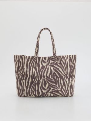 Reserved - Shopper bag ze sklepu: Reserved w kategorii: Torby Shopper bag - zdjęcie 74CCA4C-3C1-6972_912CM