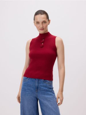 Sweter damski elegancki Reserved ze sklepu: Reserved w kategorii: Swetry damskie - zdjęcie 74CCA4C-3C1-6972_926FG