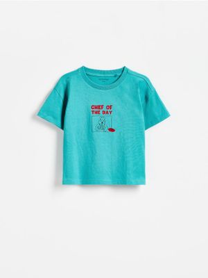 T-shirt chłopięce wiosenny Reserved ze sklepu: Reserved w kategorii: T-shirty chłopięce - zdjęcie 74CCA4C-3C1-6972_928IX