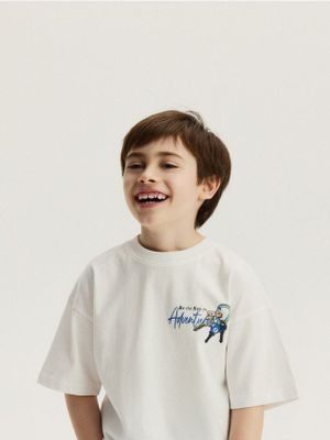 T-shirt chłopięce wiosenny młodzieżowy Reserved ze sklepu: Reserved w kategorii: T-shirty chłopięce - zdjęcie 74CCA4C-3C1-6972_944HR