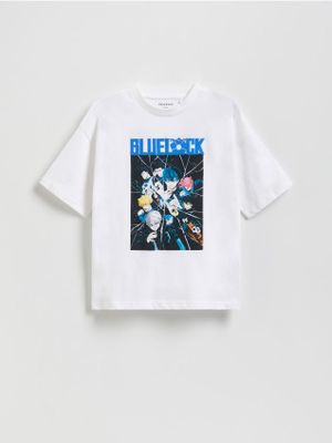 T-shirt chłopięce wiosenny w stylu młodzieżowym Reserved ze sklepu: Reserved w kategorii: T-shirty chłopięce - zdjęcie 74CCA4C-3C1-6972_948EG