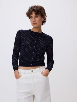 Sweter damski casual Reserved ze sklepu: Reserved w kategorii: Swetry damskie - zdjęcie 74CCA4C-3C1-6972_958IH