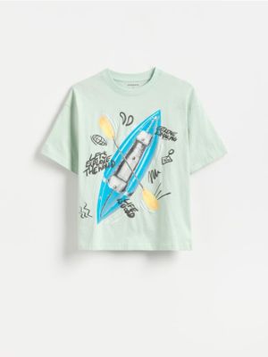 T-shirt chłopięce na zimę Reserved ze sklepu: Reserved w kategorii: T-shirty chłopięce - zdjęcie 74CCA4C-3C1-6972_970IS