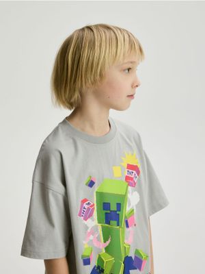 T-shirt chłopięce w stylu młodzieżowym Reserved ze sklepu: Reserved w kategorii: T-shirty chłopięce - zdjęcie 74CCA4C-3C1-6972_976IX