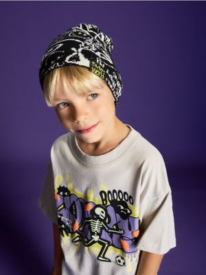Reserved - Czapka dziecięca w nadruki ze sklepu: Reserved w kategorii: Czapki dziecięce - zdjęcie 74CCA4C-3C1-6972_990GQ