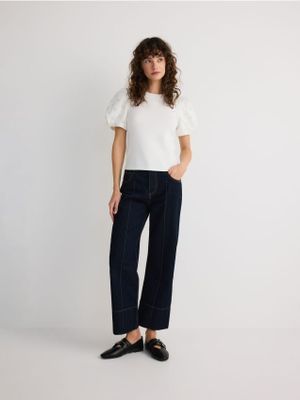 Bluzka damska casual Reserved ze sklepu: Reserved w kategorii: Bluzki damskie - zdjęcie 74CCA4C-3C1-6972_WU159