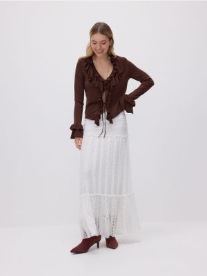 Sweter damski jesienny Reserved ze sklepu: Reserved w kategorii: Swetry damskie - zdjęcie 74CCA4C-3C1-6972_XV617