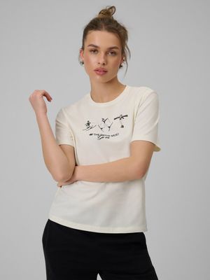 Bluzka damska z nadrukami z napisami ze sklepu: Sportstylestory.com w kategorii: Bluzki damskie - zdjęcie 76B84B-544-12149_372198
