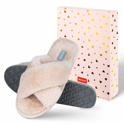 Kapcie damskie w grochy SOXO ze sklepu: Sklep SOXO w kategorii: Kapcie damskie - zdjęcie 811E0B19-B43-251_24540