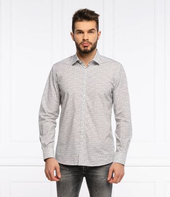 Koszula męska bez wzorów Karl Lagerfeld ze sklepu: Gomez Fashion Store w kategorii: Koszule męskie - zdjęcie 874714-BD9-10338_KL212M000075007