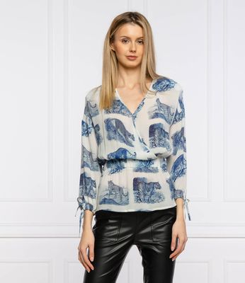 Bluzka damska na wiosnę casualowa SILVIAN HEACH ze sklepu: Gomez Fashion Store w kategorii: Bluzki damskie - zdjęcie 874714-BD9-10338_SH212W000028112