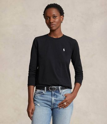 Polo Ralph Lauren - Bluzka damska jesienna casual ze sklepu: Gomez Fashion Store w kategorii: Bluzki damskie - zdjęcie 874714-BD9-10338_PR000W000011B74