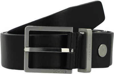 Pasek bez wzorów casual Calvin Klein ze sklepu: Gomez Fashion Store w kategorii: Paski męskie - zdjęcie 874714-BD9-10338_CK212M000126001