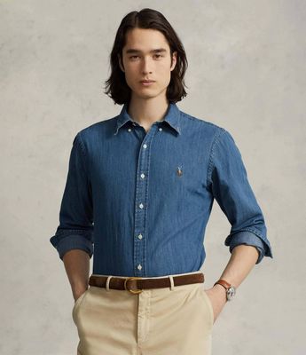 Koszula męska na jesień Polo Ralph Lauren ze sklepu: Gomez Fashion Store w kategorii: Koszule męskie - zdjęcie 874714-BD9-10338_PR212M000218G64