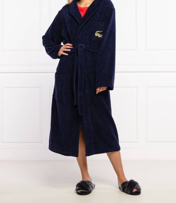 Szlafrok damski Lacoste HOME ze sklepu: Gomez Fashion Store w kategorii: Szlafroki damskie - zdjęcie 874714-BD9-10338_LH212U000002001