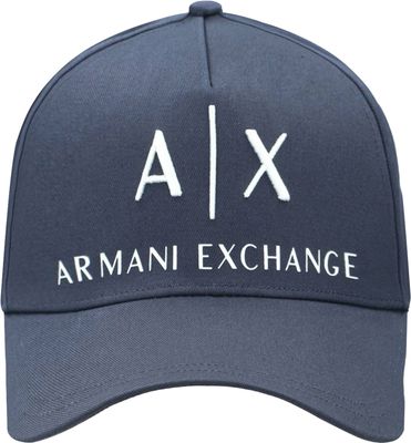 Czapka z daszkiem męska na lato Armani Exchange ze sklepu: Gomez Fashion Store w kategorii: Czapki z daszkiem męskie - zdjęcie 874714-BD9-10338_AX215M000132051