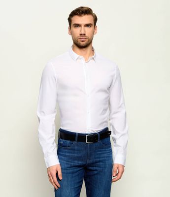 Koszula męska na wiosnę Armani Exchange ze sklepu: Gomez Fashion Store w kategorii: Koszule męskie - zdjęcie 874714-BD9-10338_AX215M000166100