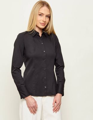 HUGO - Koszula damska jesienna ze sklepu: Gomez Fashion Store w kategorii: Koszule damskie - zdjęcie 874714-BD9-10338_BU212W000126001