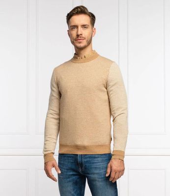 Sweter męski BOSS BLACK ze sklepu: Gomez Fashion Store w kategorii: Swetry męskie - zdjęcie 874714-BD9-10338_BB215M000314262