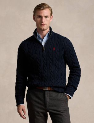 Sweter męski na lato Polo Ralph Lauren ze sklepu: Gomez Fashion Store w kategorii: Swetry męskie - zdjęcie 874714-BD9-10338_PR215M000029E87