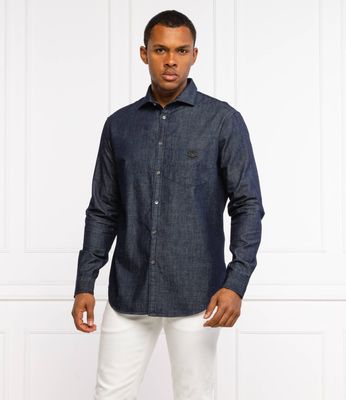 Koszula męska Emporio Armani ze sklepu: Gomez Fashion Store w kategorii: Koszule męskie - zdjęcie 874714-BD9-10338_EA215M000189941