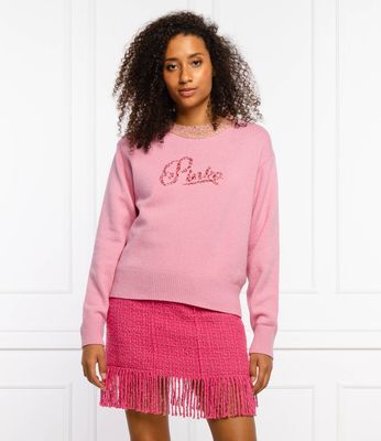 Pinko - Sweter damski casual ze sklepu: Gomez Fashion Store w kategorii: Swetry damskie - zdjęcie 874714-BD9-10338_PI215W000282490