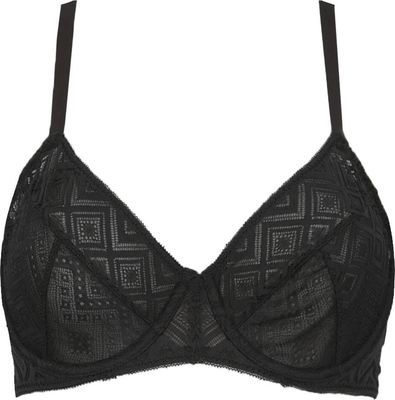 DKNY SLEEPWEAR - Biustonosz koronkowy elegancki ze sklepu: Gomez Fashion Store w kategorii: Biustonosze - zdjęcie 874714-BD9-10338_DA215W000037238