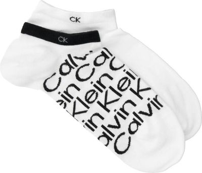 Skarpetki damskie w abstrakcyjne wzory Calvin Klein ze sklepu: Gomez Fashion Store w kategorii: Skarpetki damskie - zdjęcie 874714-BD9-10338_CK215M000166002