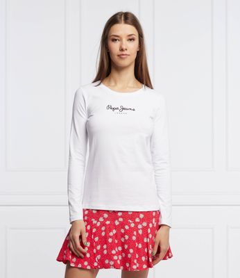 Pepe Jeans London - Bluzka damska w stylu młodzieżowym ze sklepu: Gomez Fashion Store w kategorii: Bluzki damskie - zdjęcie 874714-BD9-10338_PJ221W000098800