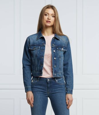 Trussardi - Kurtka damska jesienna ze sklepu: Gomez Fashion Store w kategorii: Kurtki damskie - zdjęcie 874714-BD9-10338_TJ221W000014021