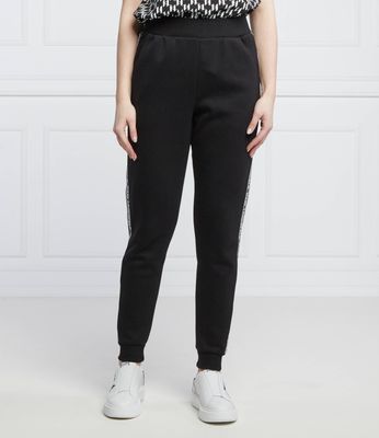Spodnie damskie casualowe jesienne Karl Lagerfeld ze sklepu: Gomez Fashion Store w kategorii: Spodnie damskie - zdjęcie 874714-BD9-10338_KL221W000173666