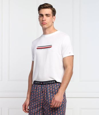 T-shirt męski w sportowym stylu Tommy Hilfiger Underwear ze sklepu: Gomez Fashion Store w kategorii: T-shirty męskie - zdjęcie 874714-BD9-10338_TU222M000044D96