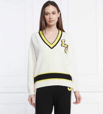 Sweter damski casual Liu Jo ze sklepu: Gomez Fashion Store w kategorii: Swetry damskie - zdjęcie 874714-BD9-10338_LJ222W000076L60