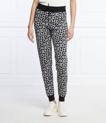 Spodnie damskie wiosenne w stylu młodzieżowym Kenzo ze sklepu: Gomez Fashion Store w kategorii: Spodnie damskie - zdjęcie 874714-BD9-10338_KE222W000043099