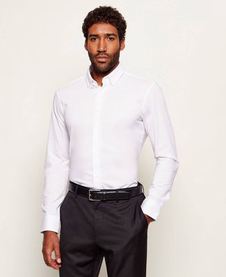 Koszula męska elegancka BOSS BLACK ze sklepu: Gomez Fashion Store w kategorii: Koszule męskie - zdjęcie 874714-BD9-10338_BB222M000207100