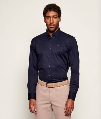 BOSS BLACK - Koszula męska casualowa ze sklepu: Gomez Fashion Store w kategorii: Koszule męskie - zdjęcie 874714-BD9-10338_BB222M000207410