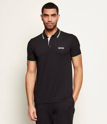 BOSS GREEN - T-shirt męski casual ze sklepu: Gomez Fashion Store w kategorii: T-shirty męskie - zdjęcie 874714-BD9-10338_BG222M000085001