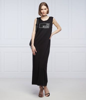 Sukienka elegancka Love Moschino ze sklepu: Gomez Fashion Store w kategorii: Sukienki - zdjęcie 874714-BD9-10338_LM221W000085074