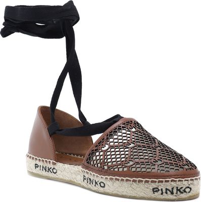 Pinko - Espadryle damskie eleganckie ze sklepu: Gomez Fashion Store w kategorii: Espadryle damskie - zdjęcie 874714-BD9-10338_PI222W000121939