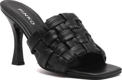 Klapki damskie na wiosnę Pinko ze sklepu: Gomez Fashion Store w kategorii: Klapki damskie - zdjęcie 874714-BD9-10338_PI222W000127099