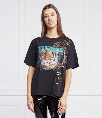 Pinko - Bluzka damska na wiosnę ze sklepu: Gomez Fashion Store w kategorii: Bluzki damskie - zdjęcie 874714-BD9-10338_PI222W000251473