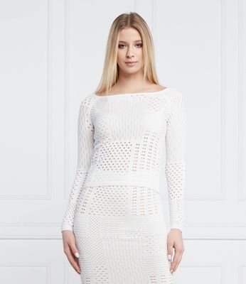 Sweter damski na zimę Pinko ze sklepu: Gomez Fashion Store w kategorii: Swetry damskie - zdjęcie 874714-BD9-10338_PI222W000379315