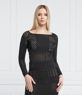 Sweter damski zimowy Pinko ze sklepu: Gomez Fashion Store w kategorii: Swetry damskie - zdjęcie 874714-BD9-10338_PI222W000379099