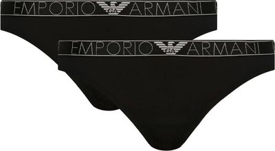 Emporio Armani - Majtki damskie z napisami ze sklepu: Gomez Fashion Store w kategorii: Majtki damskie - zdjęcie 874714-BD9-10338_EB222W000013020