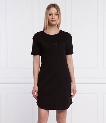 Sukienka casualowa na wiosnę Armani Exchange ze sklepu: Gomez Fashion Store w kategorii: Sukienki - zdjęcie 874714-BD9-10338_AX222W000102102
